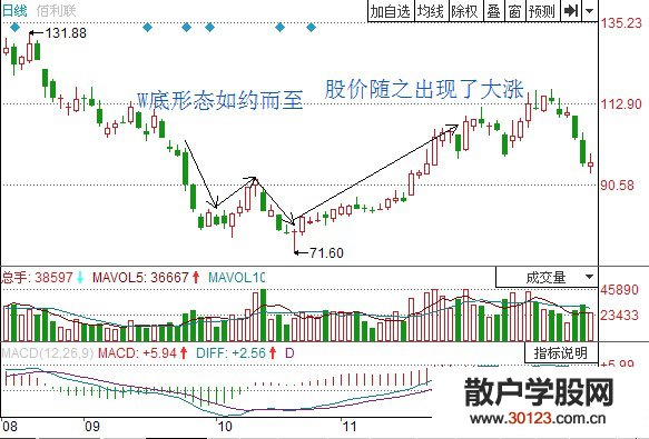 【股票入门基础知识】在W底形态中寻找牛股