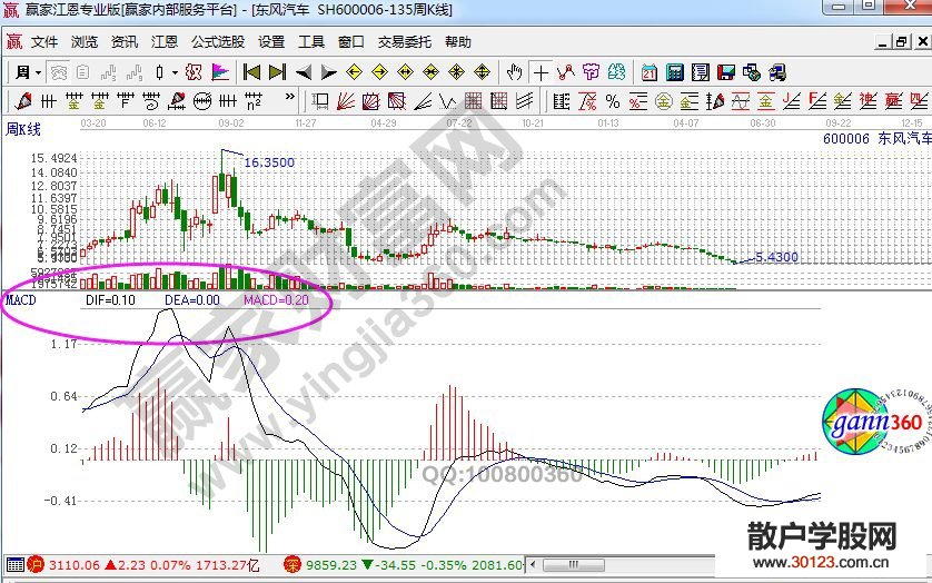 【股票入门】运用macd辨别真假阴线的技术要点讲解