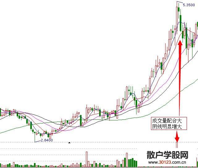 【股票入门基础知识】放量收阴线