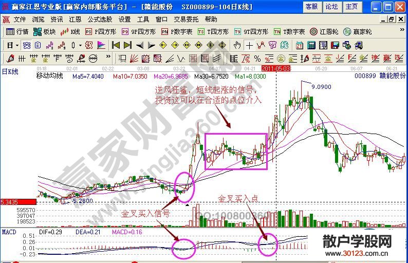 【股票投资】赏析短线狙击“逆风狂鲨”的技术要点